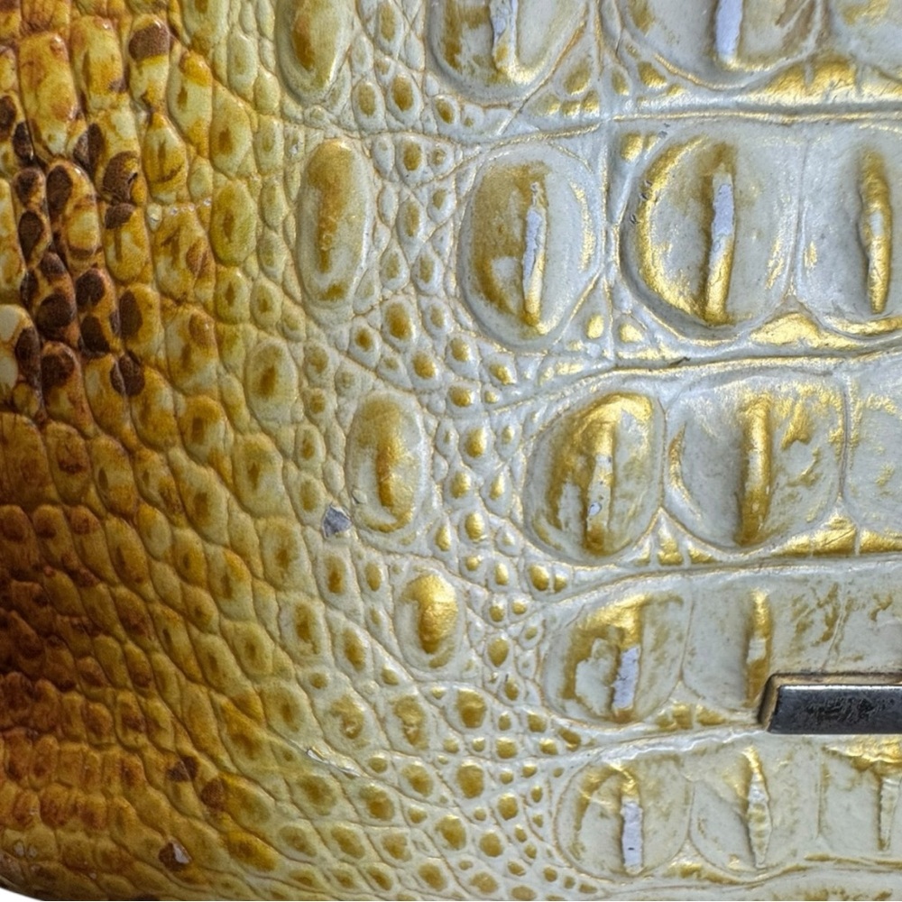 Brahmin Katie Crossbody Canary Yellow Ombré Bag - Picture 15 of 15